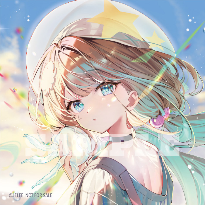 JELEEちゃんホログラムシール(JELEE BOX絵柄)